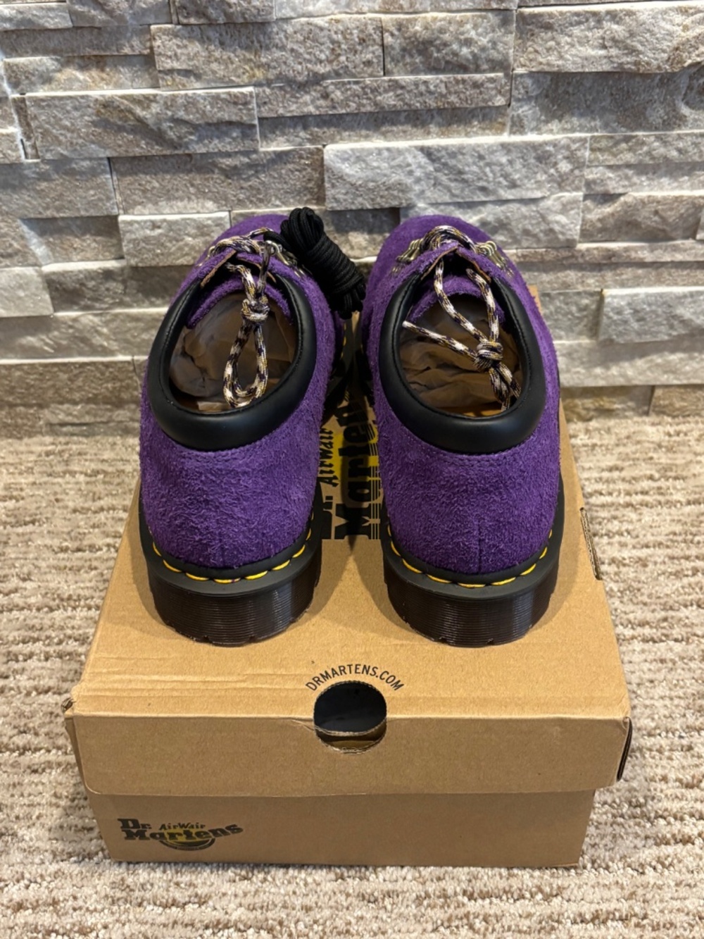 Dr. Martens 8053 Oxford Shoe - Purple Suede - RARE - Picture 4 of 8